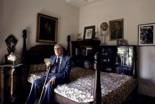 JLB - Borges en su casa, 1983, Christopher Pillitz, Getty Images